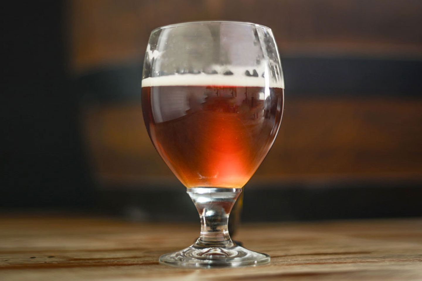 amber colored beer in glass